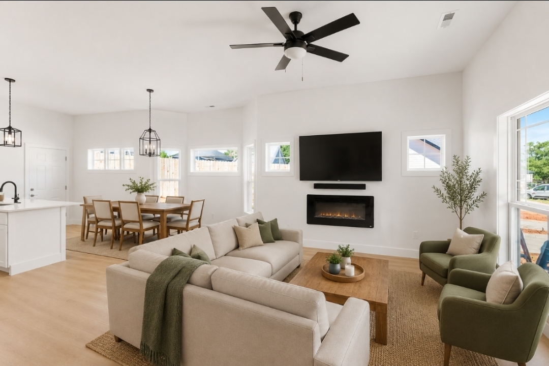 Living area at 511 6th Street
