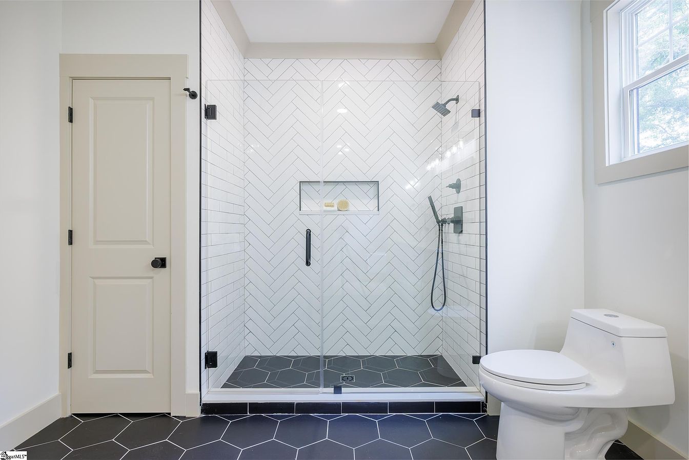 Primary bathroom at 7 Dixie Avenue